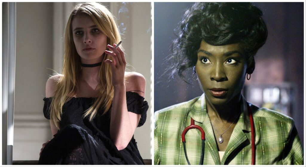 Angelica Ross and Emma Roberts