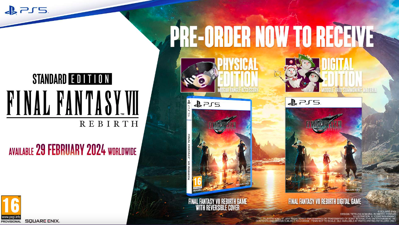 FF7 Rebirth Standard Pre-order