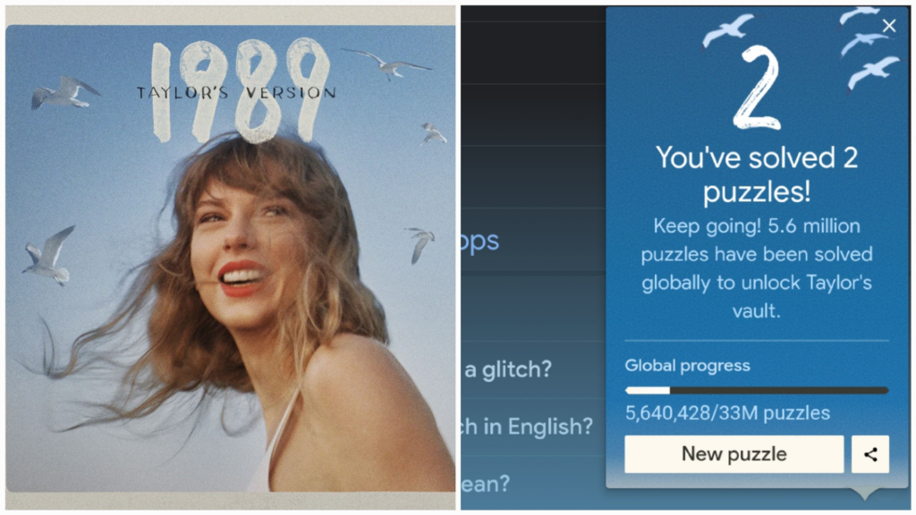 How to play Taylor Swift's 1989 Google From The Vault puzzle game?