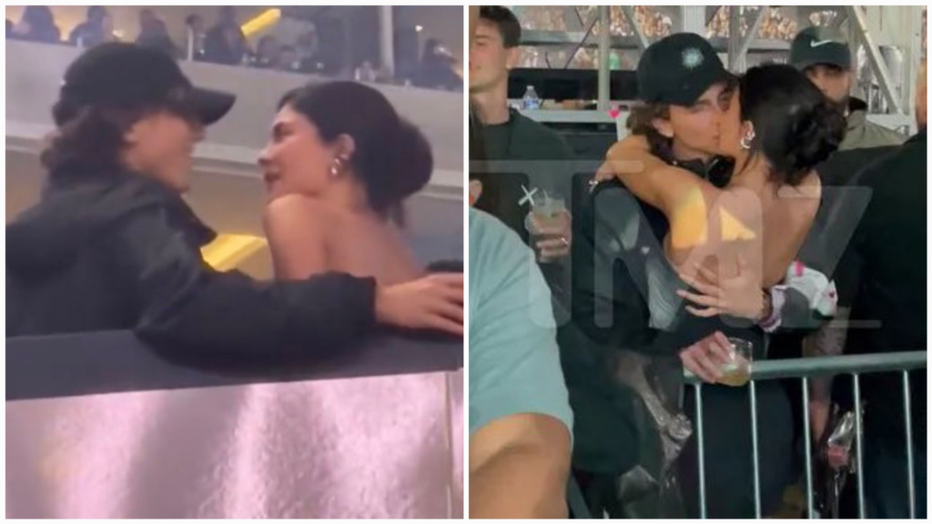 Travis Scott reacts to Timothée Chalamet and Kylie Jenner's kiss at Beyonce concert