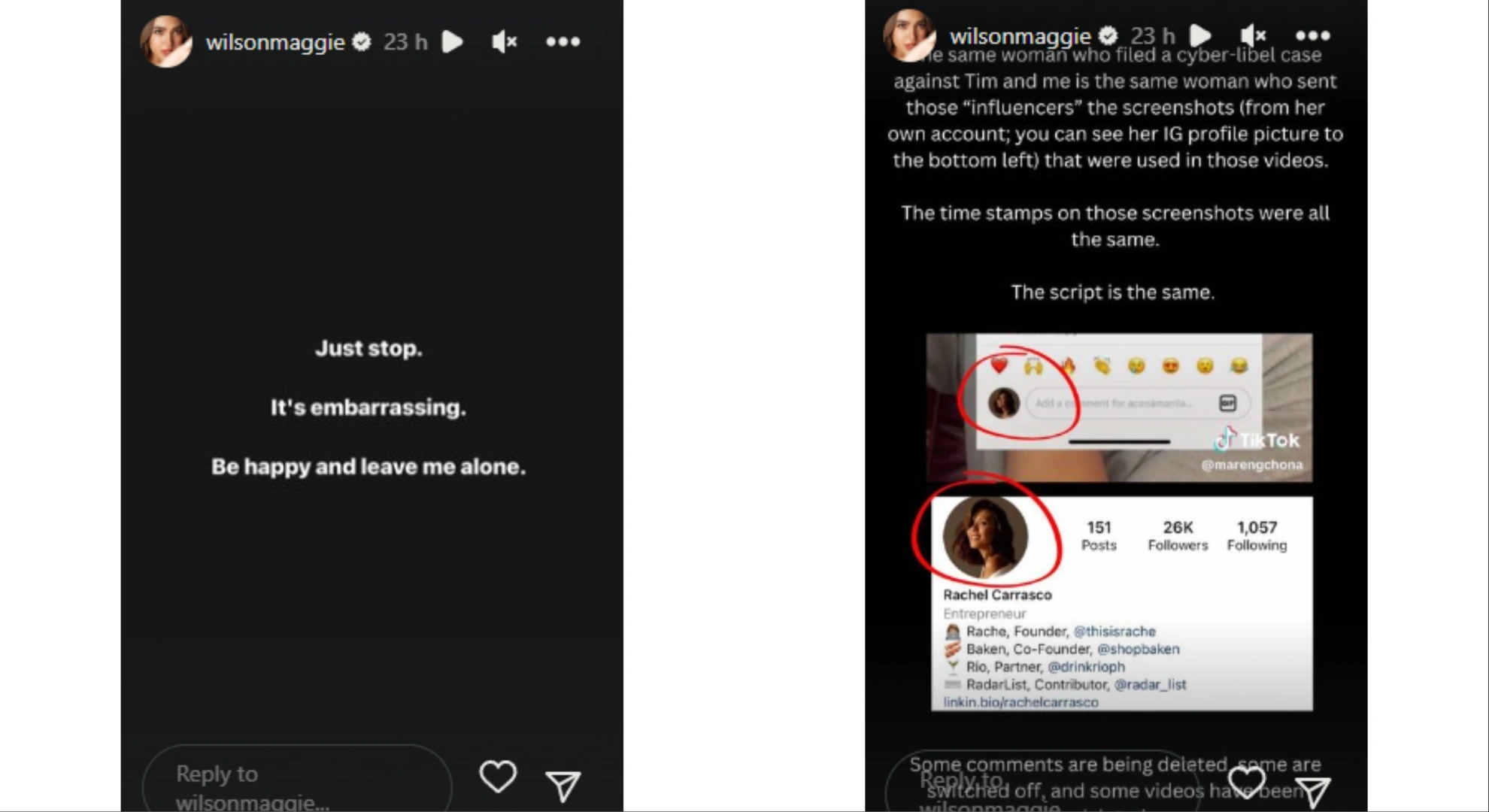 Maggie Wilson IG Stories vs TikTok Content Creators: Legal Actions + Controversy Explained