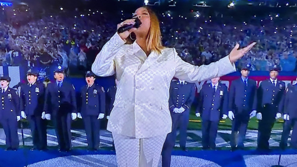Queen Latifah sings national anthem at NFL opening ahead of 9/11