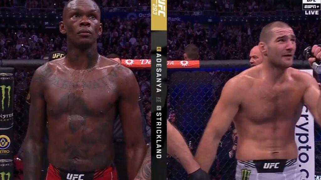 Sean Strickland upsets Israel Adesanya, dana white calls for rematch
