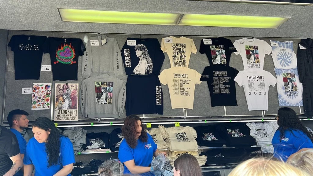 Taylor Swift Eras Tour merchandise
