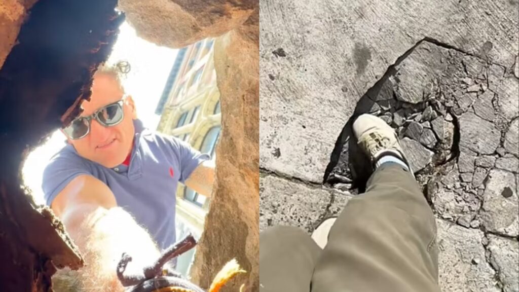 TikTok viral New York sidewalks