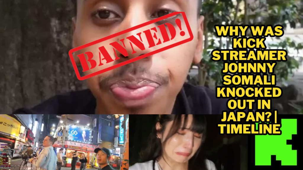 Why was Kick streamer Johnny Somali knocked out in Japan? | Timeline