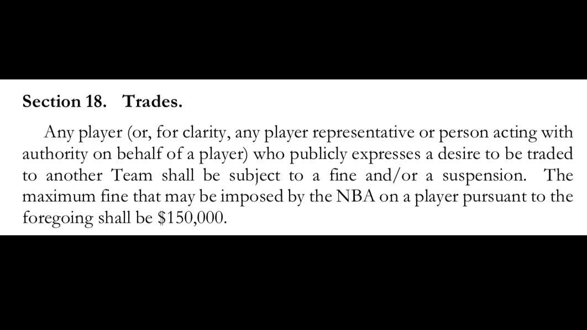 Kai Jones may be suspended or fined after requesting trade