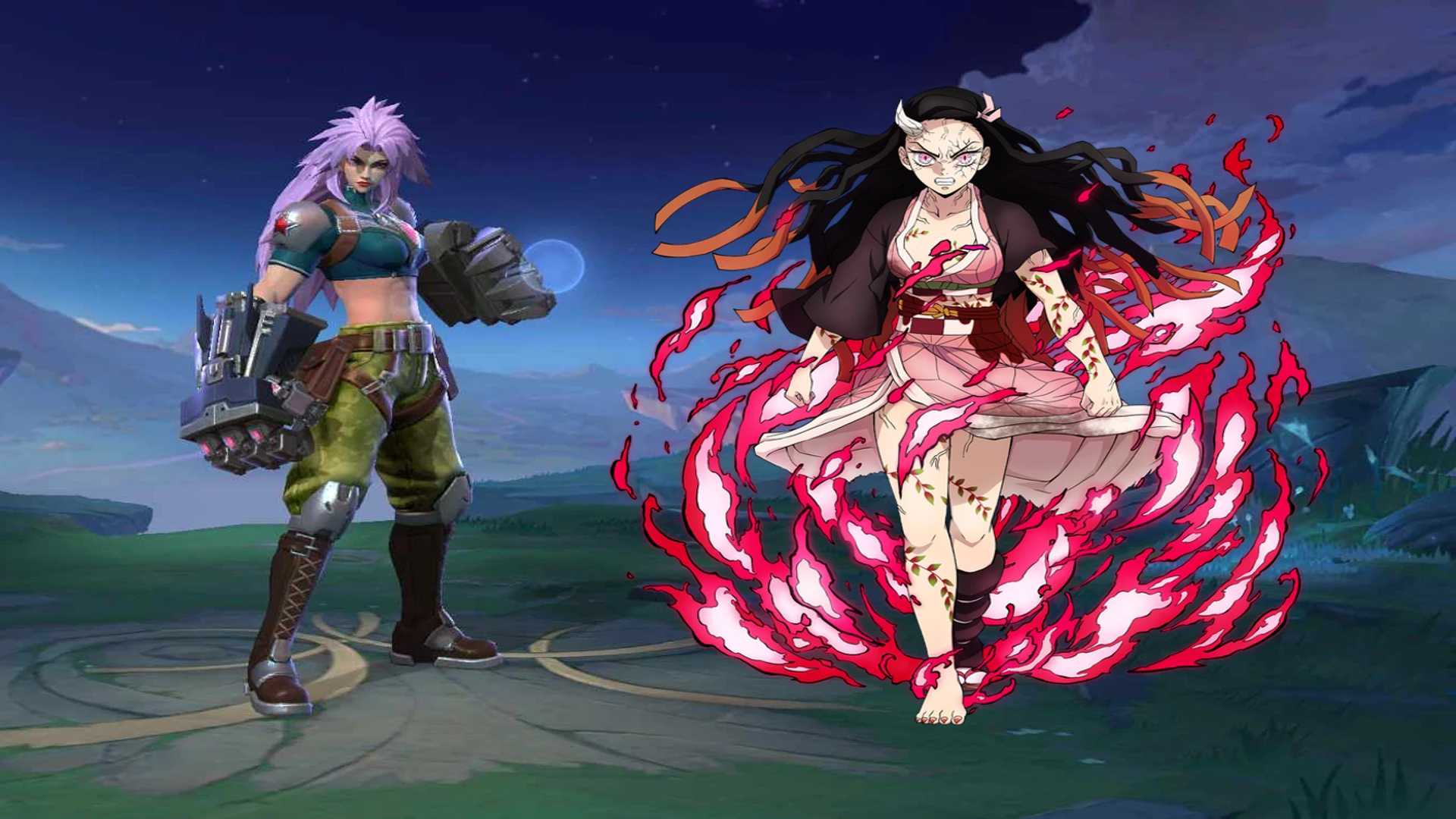 Masha x Nezuko