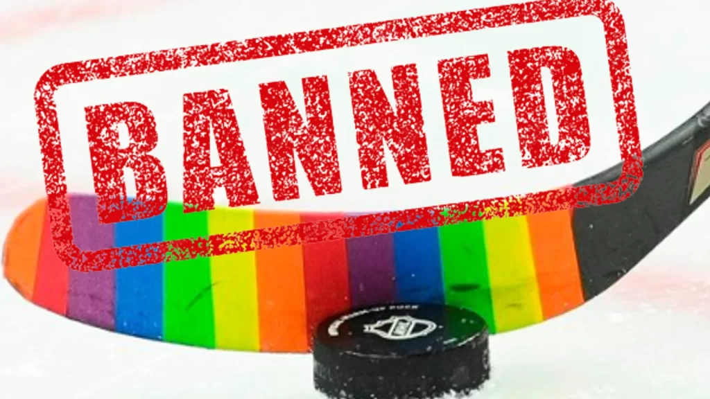 NHL bans hockey players from using pride tape