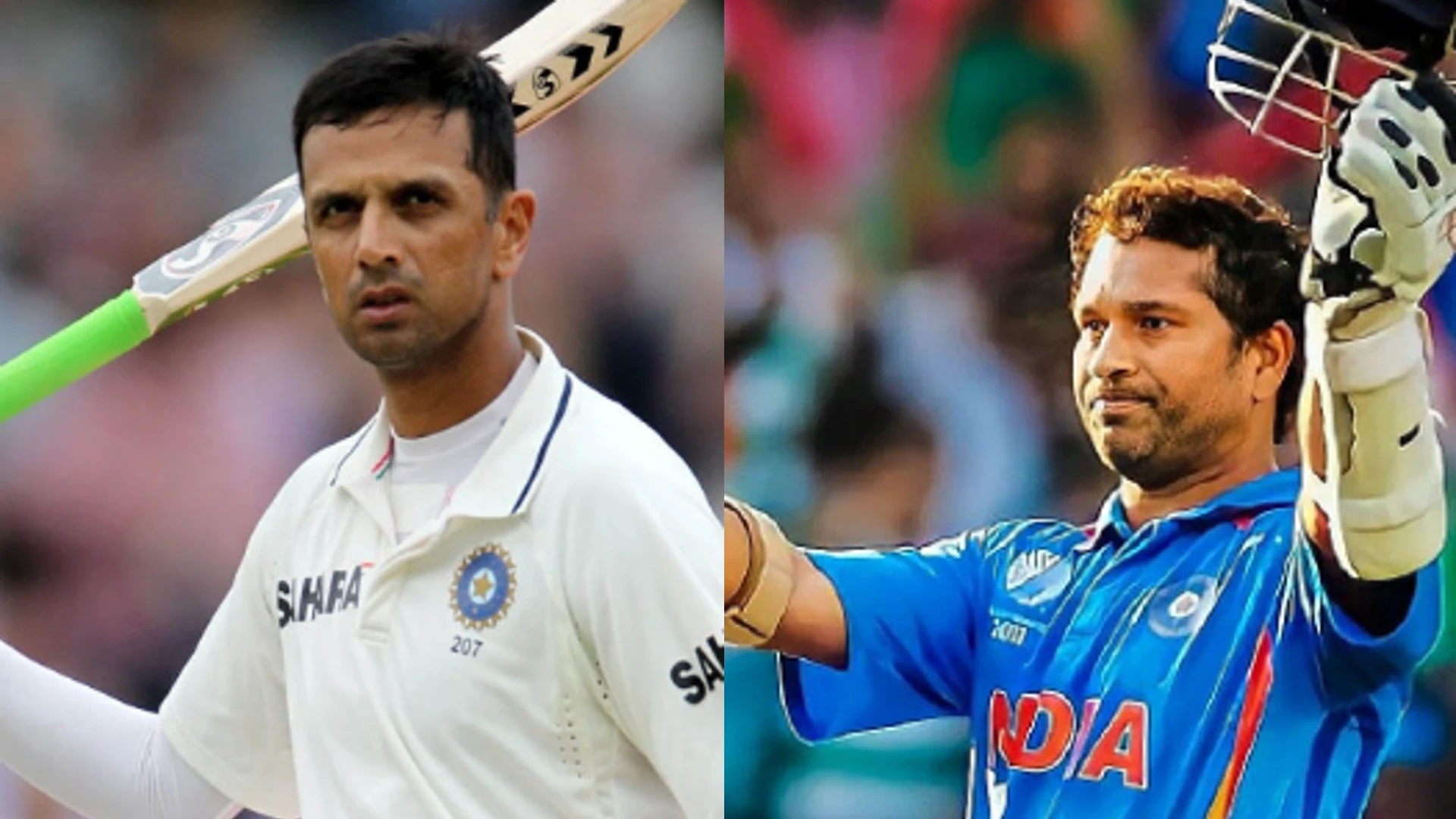 Rahul Dravid and Sachin Tendulkar