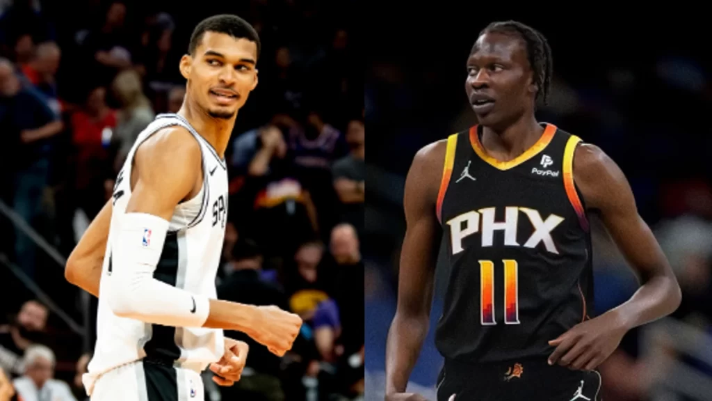Bol Bol and Victor Wembanyama