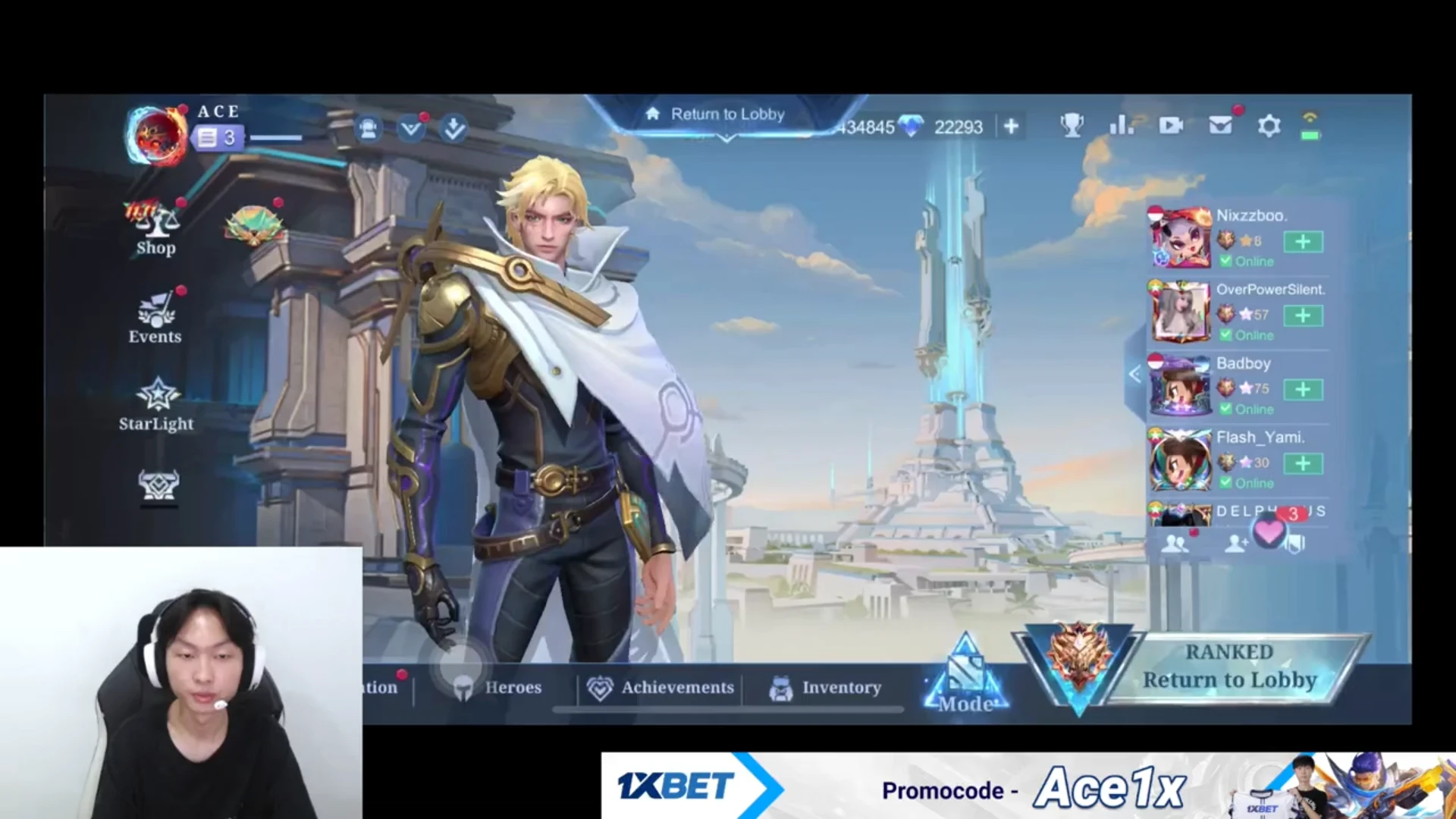 Former MLBB Pro Player ACE Promoting Betting Site