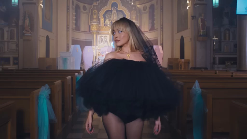 Sabrina Carpenter addresses Feather music video Catholic Church controversy