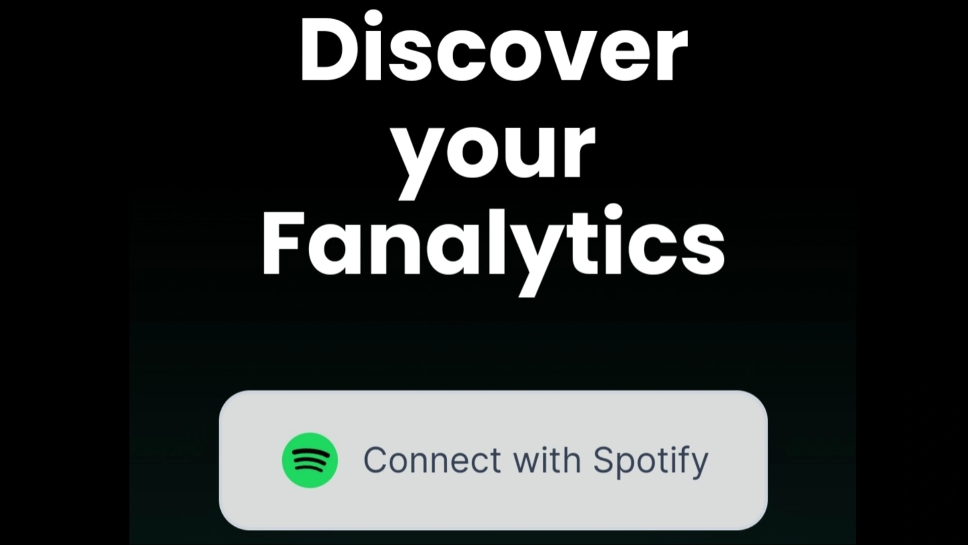 Spotify Fanalytics Official Website