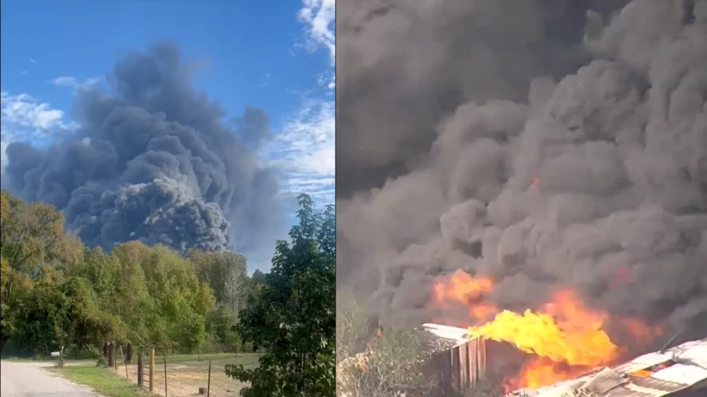 Texas Chemical Plant Explosion and Fire - Possible Cause Under Investigation