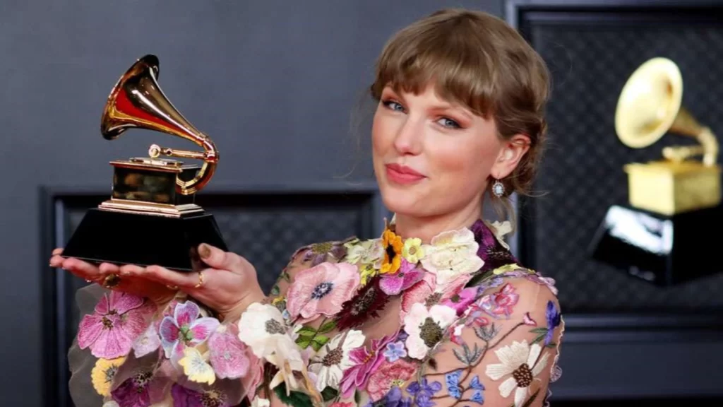 Taylor Swift's Mindnights Album is expected to win big at Grammys 2024
