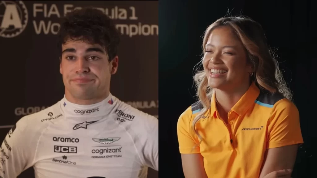 Lance Stroll and Bianca Bustamante Interview