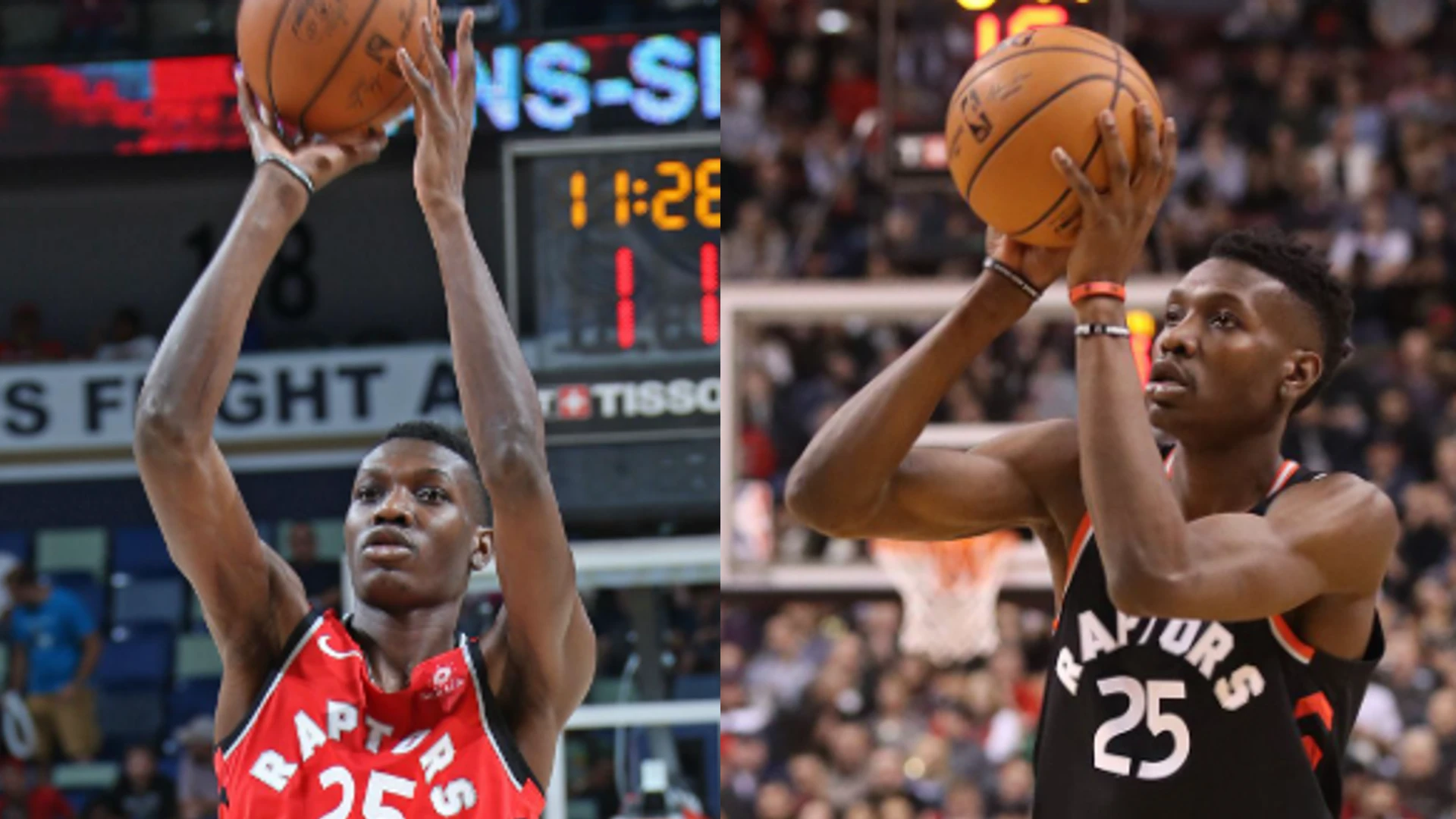 Chris Boucher shooting form
