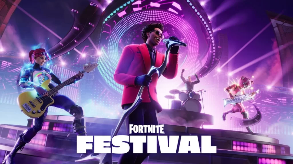 The Weeknd skin Fortnite Festival