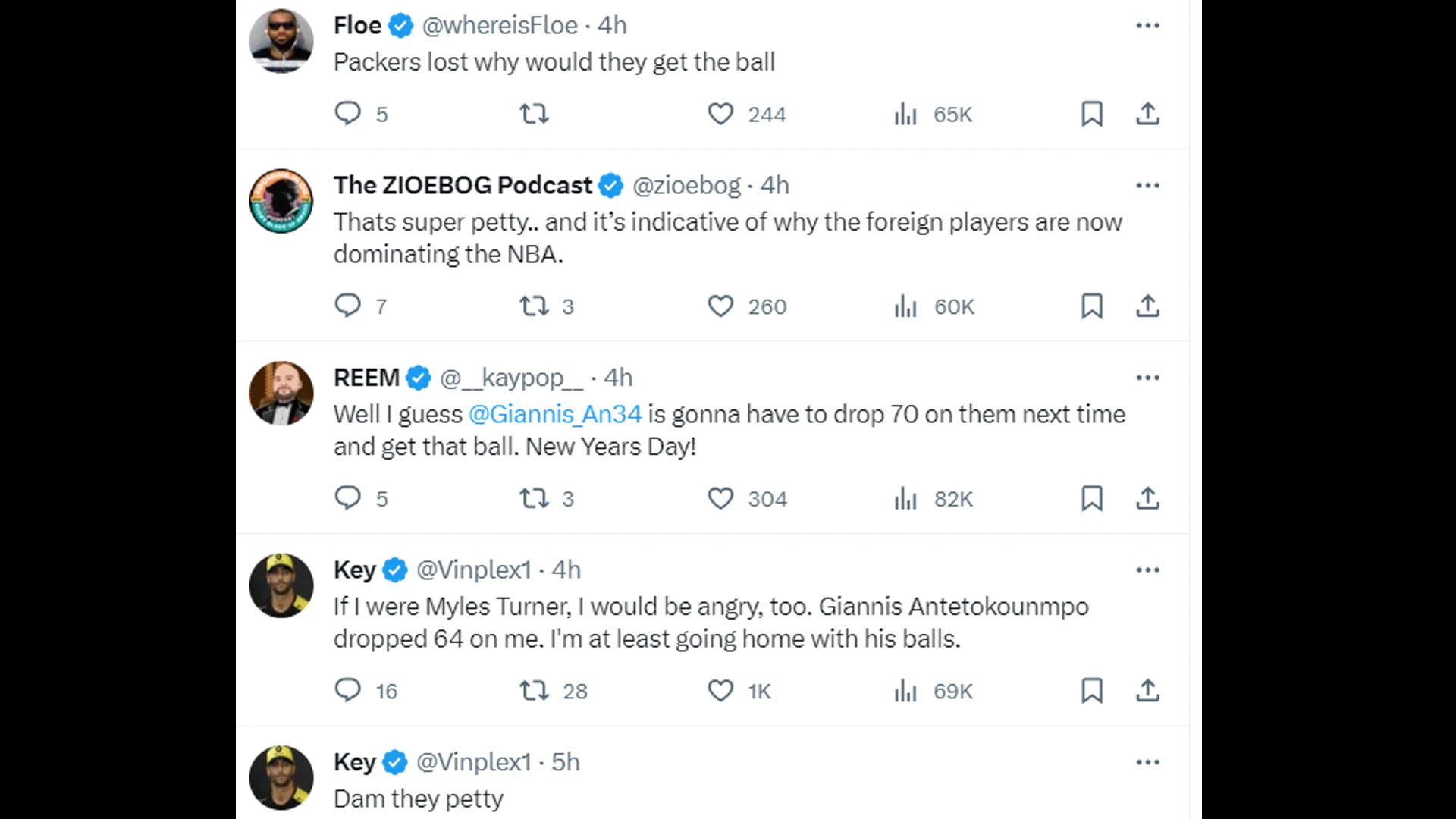 Giannis Antetokounmpo fights Indiana Pacers over game ball after historic record-breaking night - fans reactions