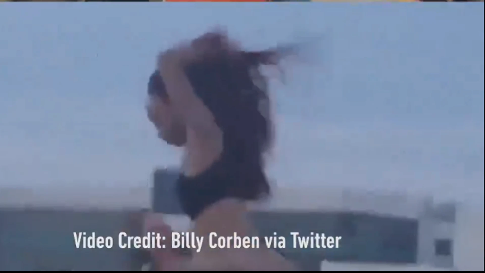 Girl twerks on top of car on a freeway