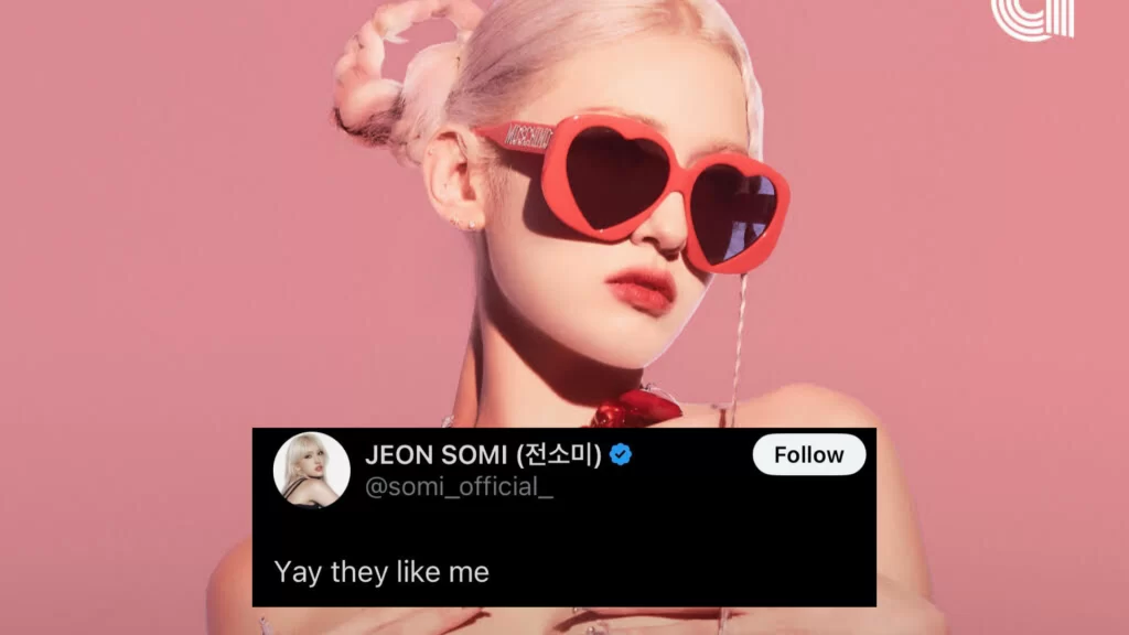 Jeon Somi is under fire for allegedly dissing YG Artist in a deleted Tweet