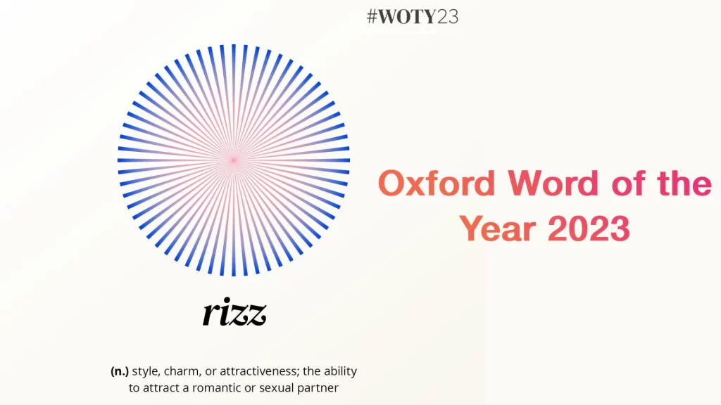 Meaning of Rizz As Oxford's Word Of 2023 | All Word Of The Years