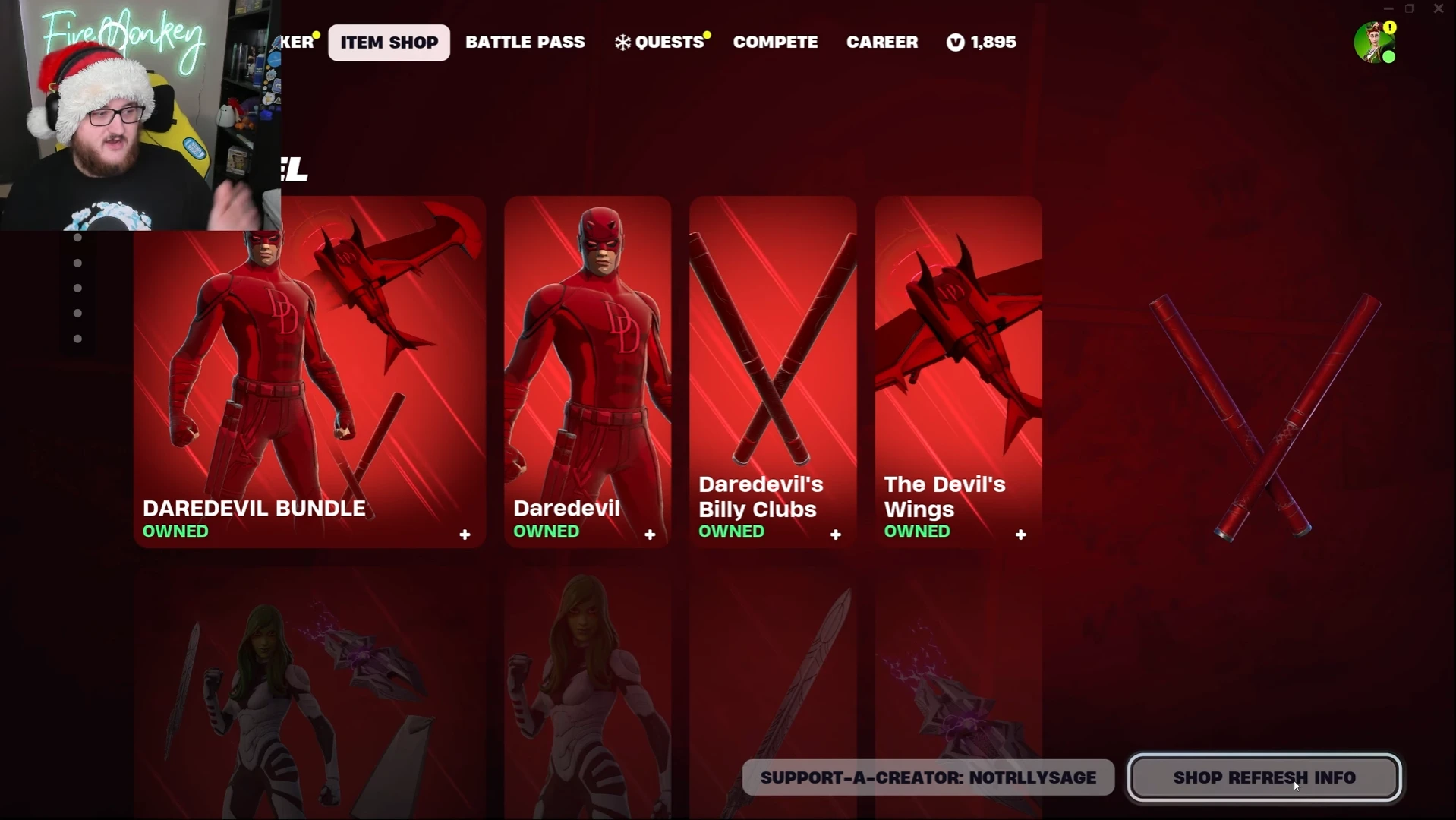 Fortnite Item Shop New UI