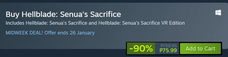 Hellblade discount