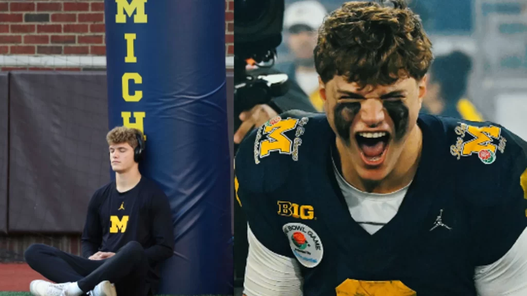 JJ McCarthy Alpha Male technique alpha male vibes giga chad Michigan state football