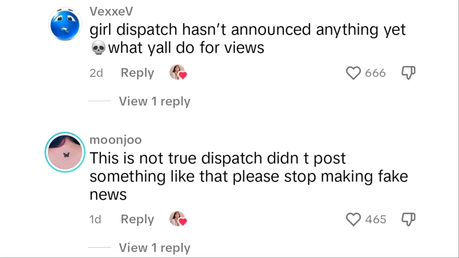 Song Kang and Kim Yoo Jung, TikTok Comments 2