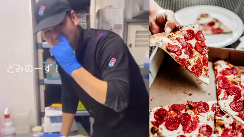 Domino's Japan branch closed; Worker picked his nose and wiped it on pizza