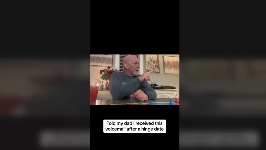 TikToker 'receives' strange voicemail from Hinge date