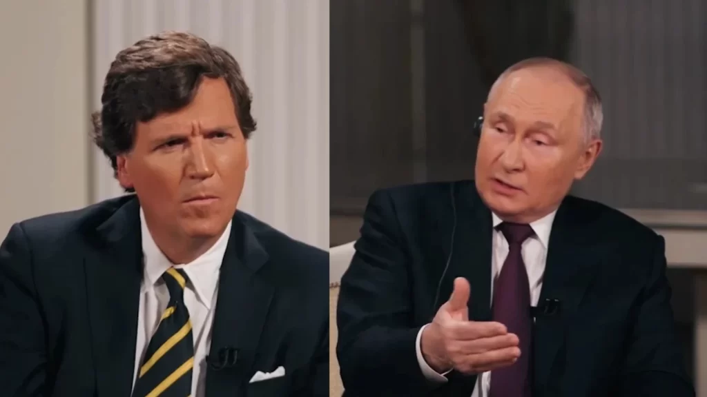 Tucker Carlson interviews Vladimir Putin