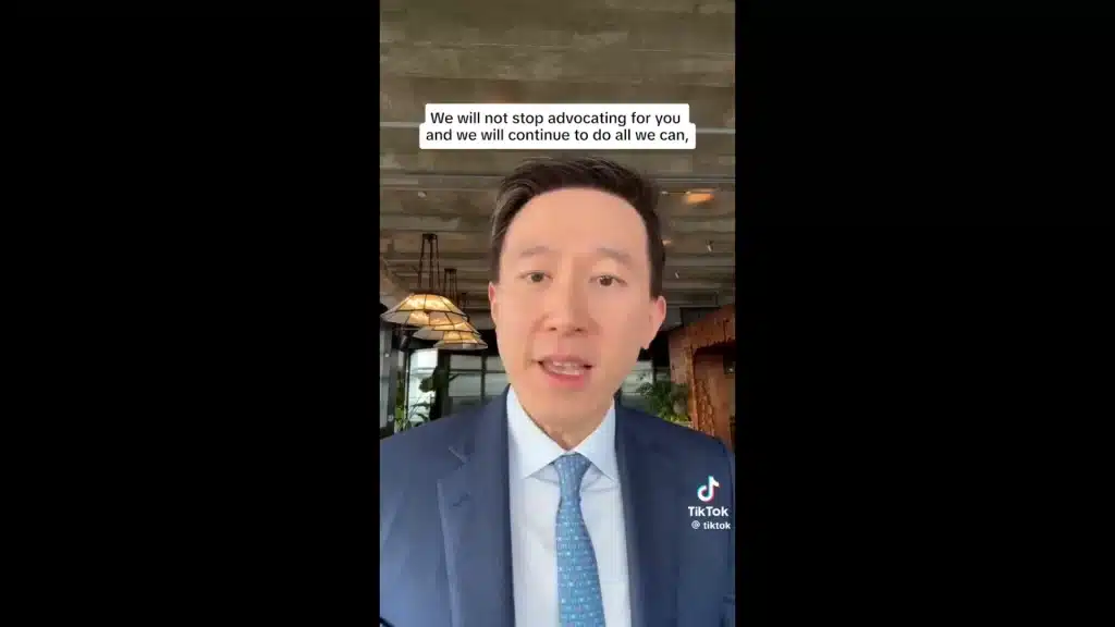 TikTok Ban: CEO Shou Zi Chew Latest Post Explained