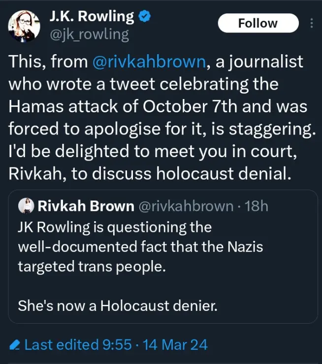 JK Rowling is a 'Holocaust Denier' | Explained