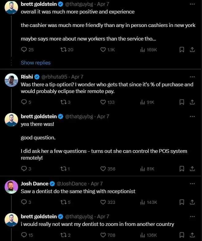 NYC Virtual Cashier Comments