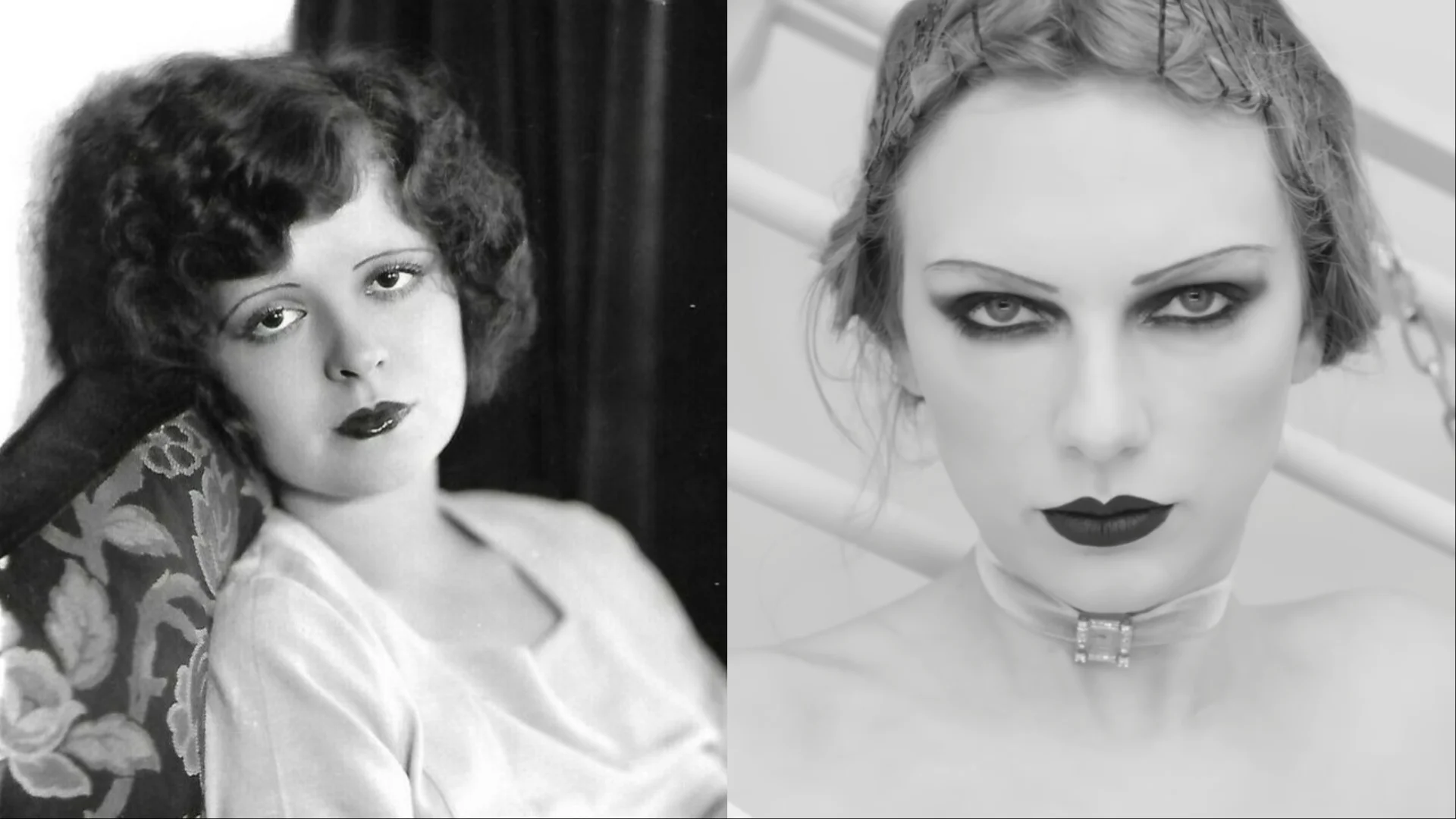 Taylor Swift and Clara Bow