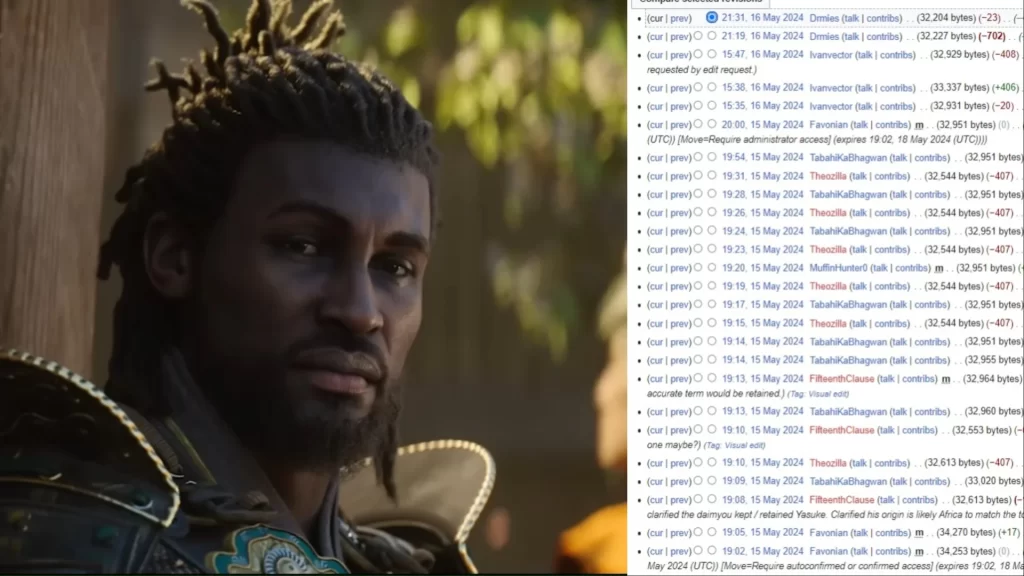Assassin’s Creed Shadows trailer leads to 77 Wiki edits over Yasuke's Samurai status