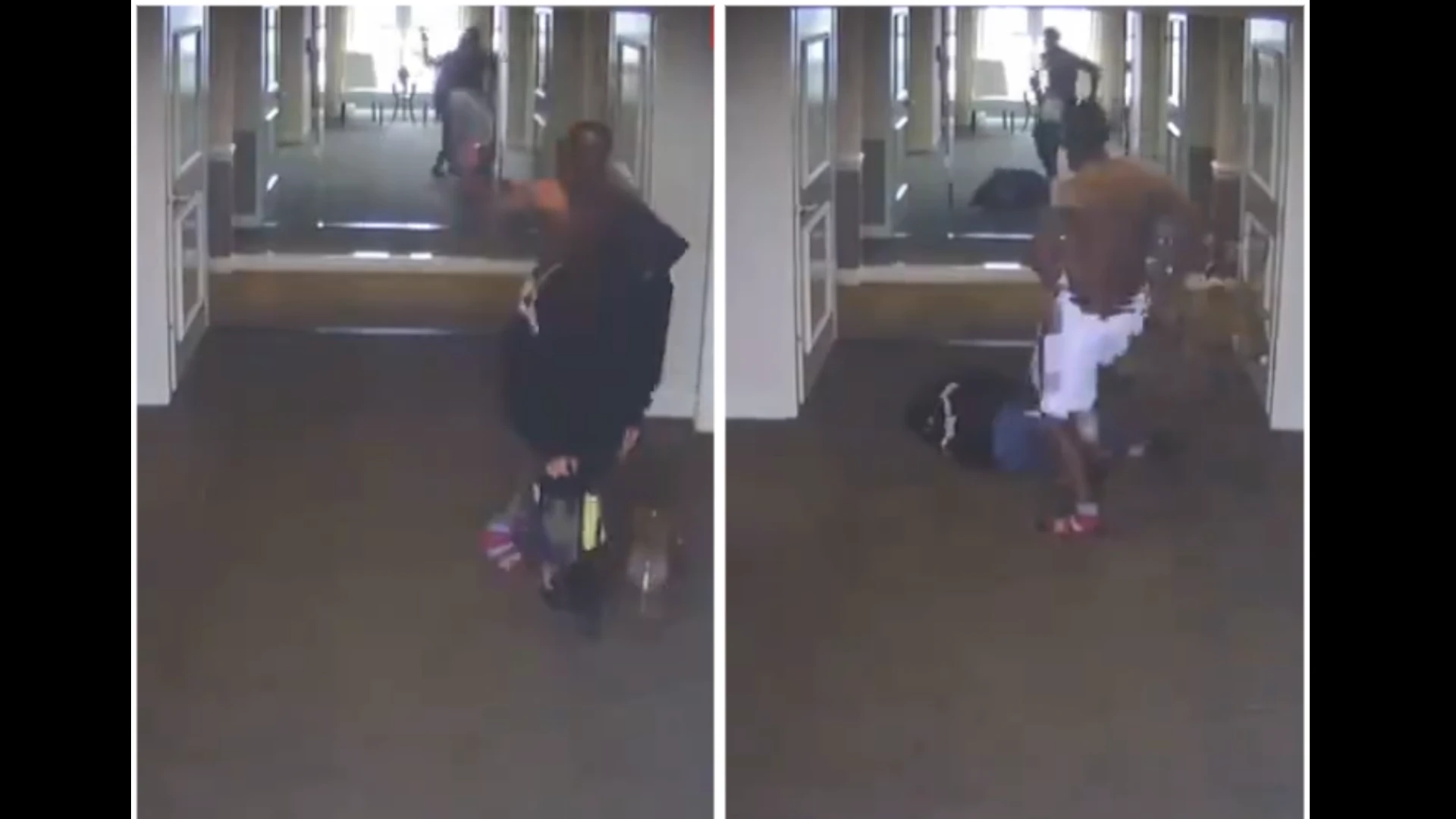 Diddy assaulting Cassie Ventura Viral Video