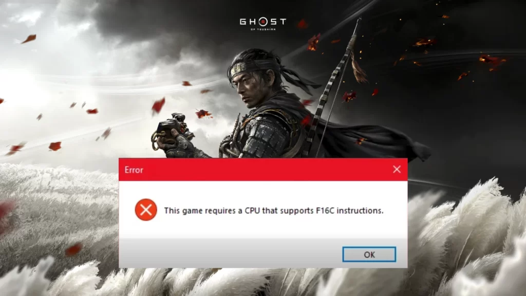 Ghost of Tsushima Director's Cut: F16C Error Fix for PC