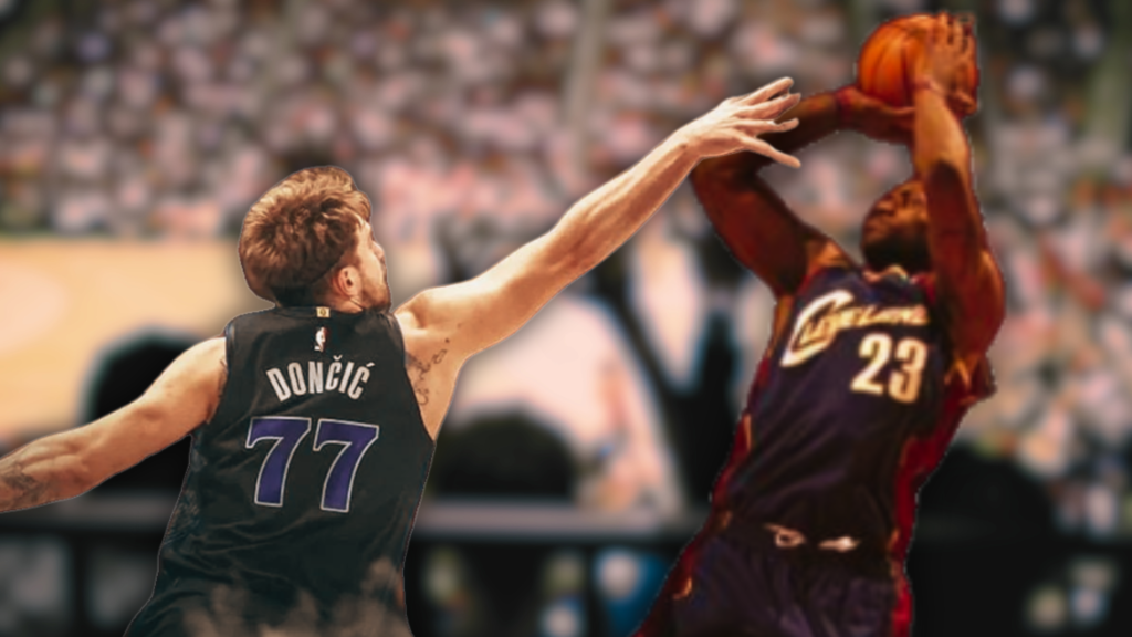 Luka Doncic vs LeBron James at 25