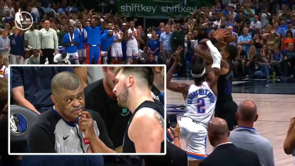 OKC vs Mavericks game 6 controversial foul call on Shai Gilgeous Alexander 2