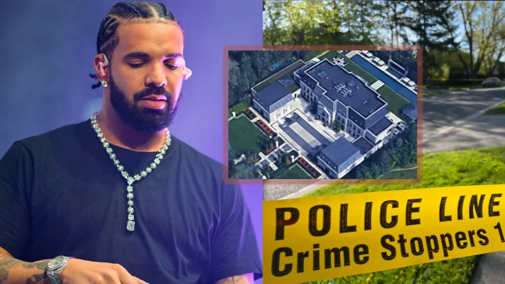 Shooting at Drake's mansion