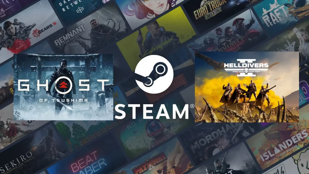 Steam: Helldivers 2 and Ghost of Tsushima Returns in Limited Regions