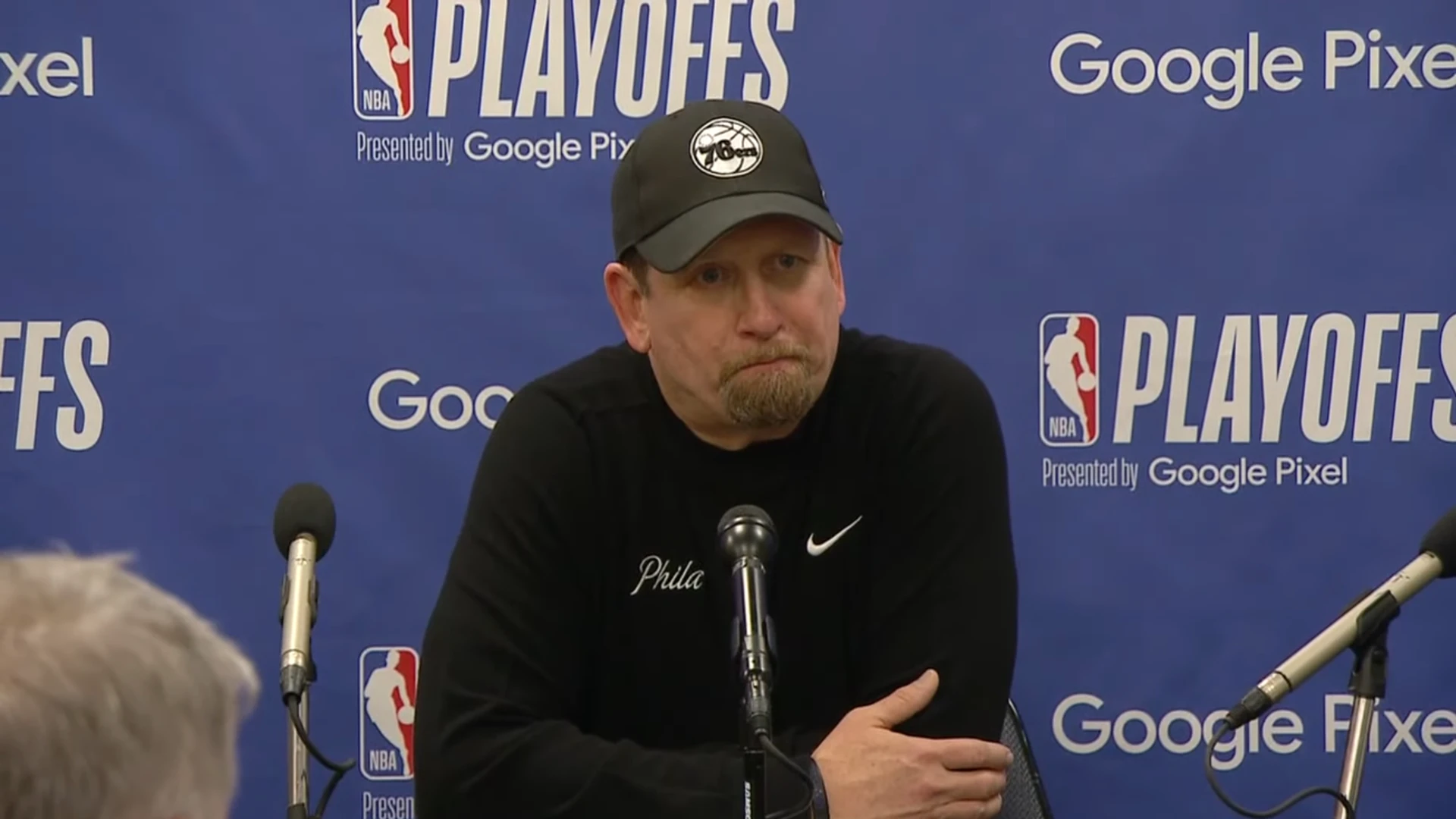 nick nurse injured finger game 5 against knicks - 2
