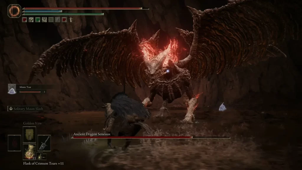 Best Way to Beat Ancient Dragon Senessax Elden Ring Shadow of the Erdtree