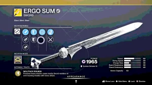 Destiny 2: The Final Shape – Ergo Sum Exotic Sword | How to get