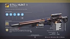 Destiny 2: The Final Shape – Exotic Still Hunt Sniper Rifle | How to get