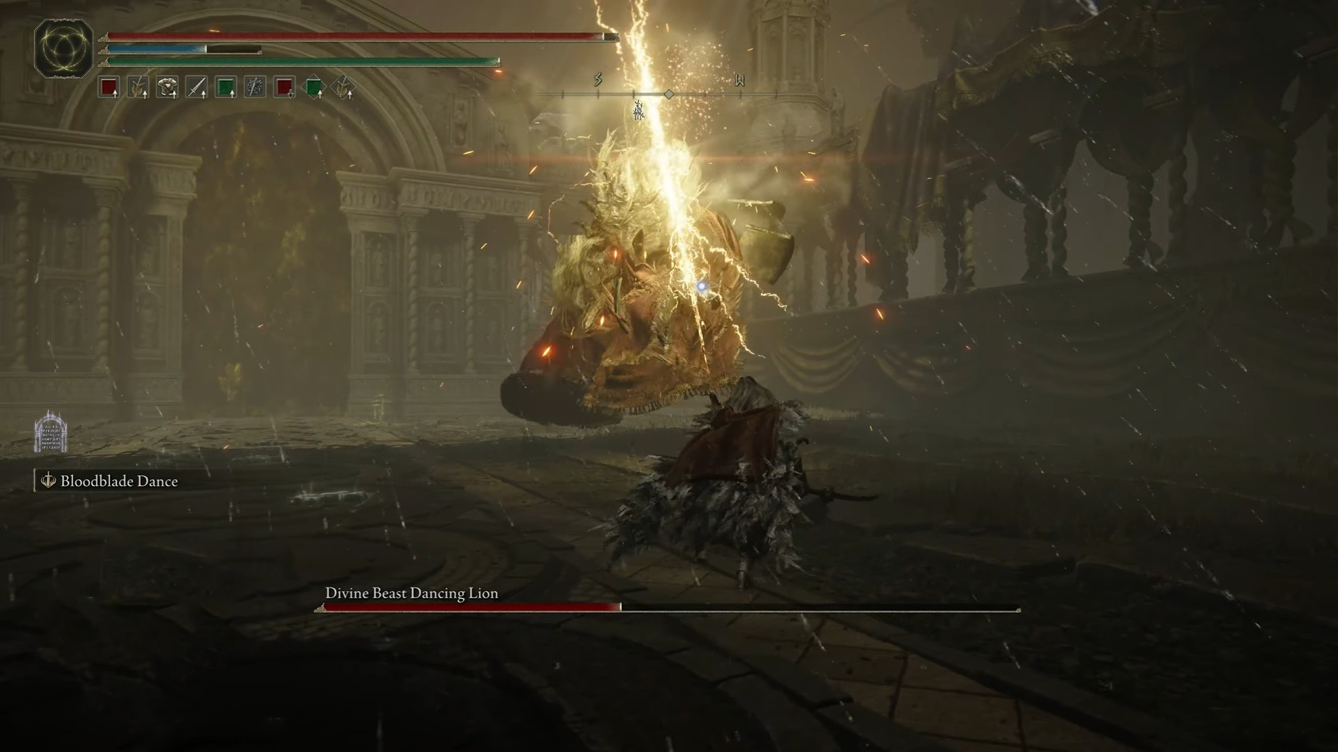 Divine Beast Dancing Lion Elemental Attack Elden Ring Shadow of the Erdtree